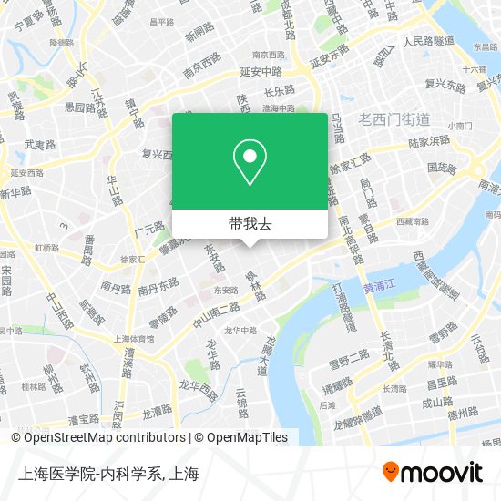 上海医学院-内科学系地图