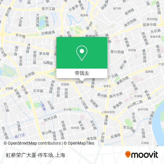 虹桥荣广大厦-停车场地图