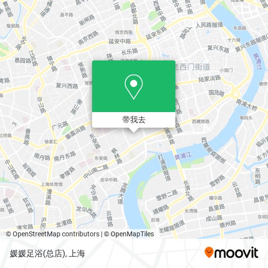 媛媛足浴(总店)地图