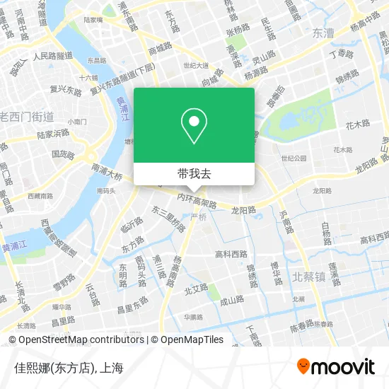 佳熙娜(东方店)地图