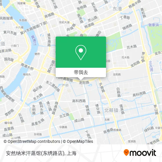 安然纳米汗蒸馆(东绣路店)地图