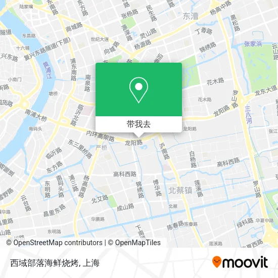 西域部落海鲜烧烤地图