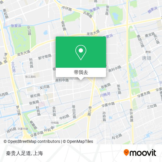 秦贵人足道地图