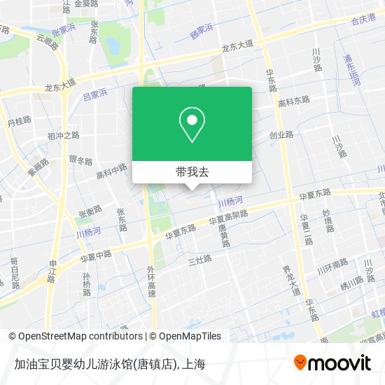 加油宝贝婴幼儿游泳馆(唐镇店)地图