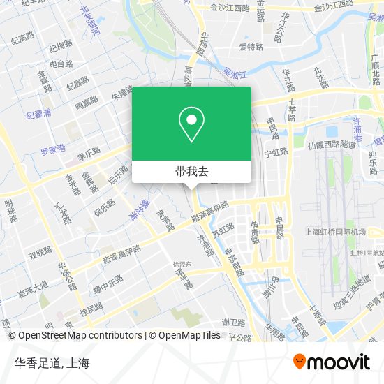 华香足道地图