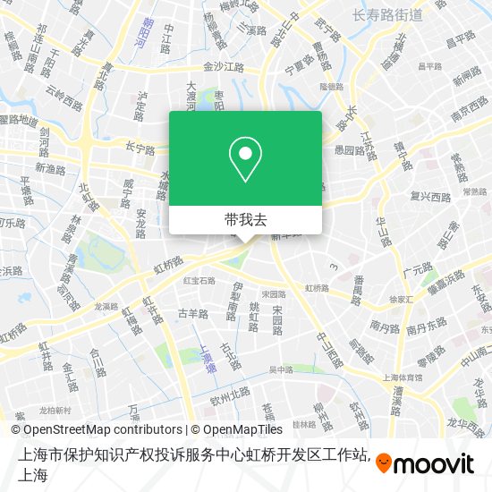 上海市保护知识产权投诉服务中心虹桥开发区工作站地图