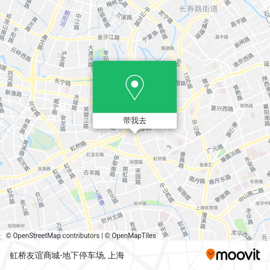 虹桥友谊商城-地下停车场地图