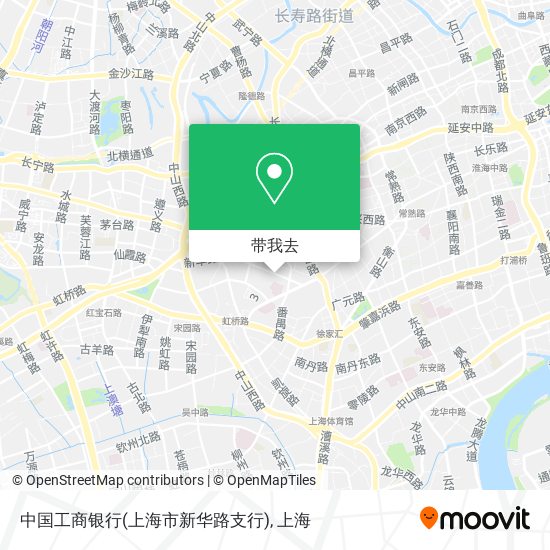 中国工商银行(上海市新华路支行)地图