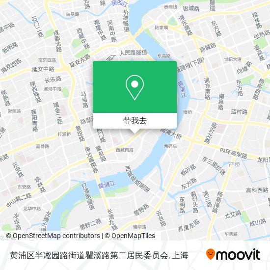 黄浦区半凇园路街道瞿溪路第二居民委员会地图