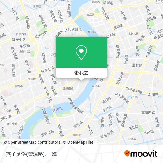 燕子足浴(瞿溪路)地图