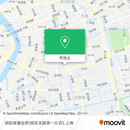 府邸保健会所(锦安东路第一分店)地图