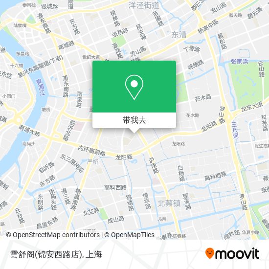 雲舒阁(锦安西路店)地图