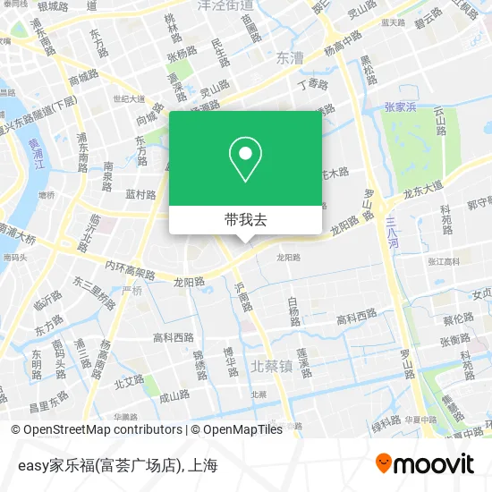 easy家乐福(富荟广场店)地图