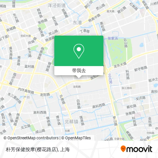 朴芳保健按摩(樱花路店)地图