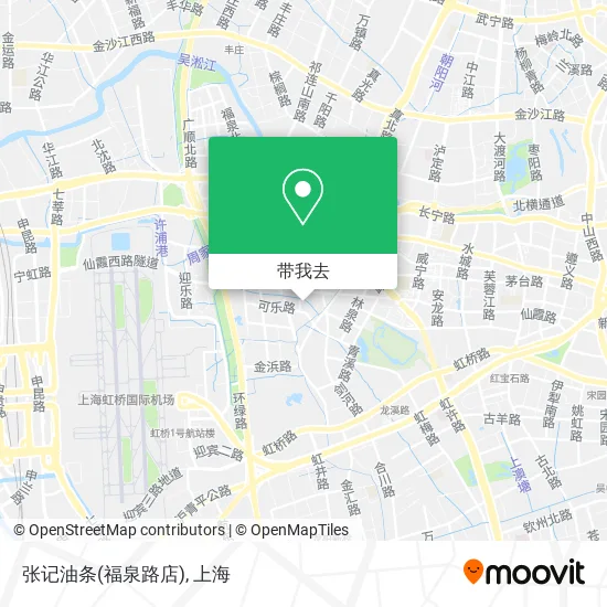 张记油条(福泉路店)地图
