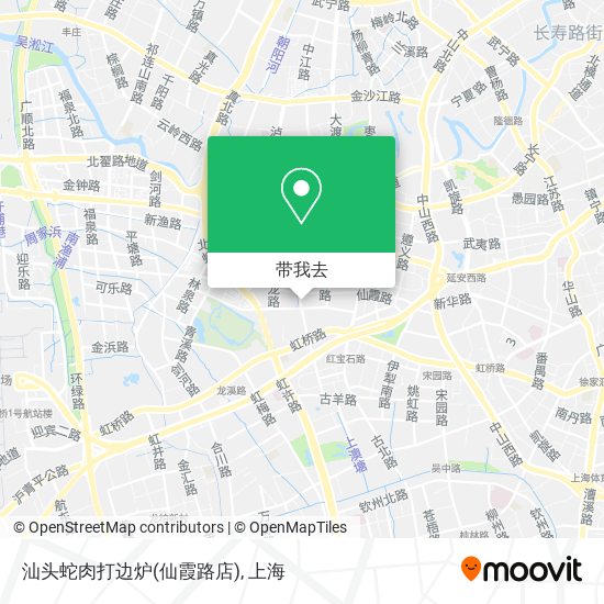 汕头蛇肉打边炉(仙霞路店)地图