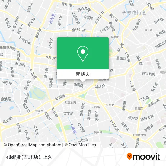 姗娜娜(古北店)地图