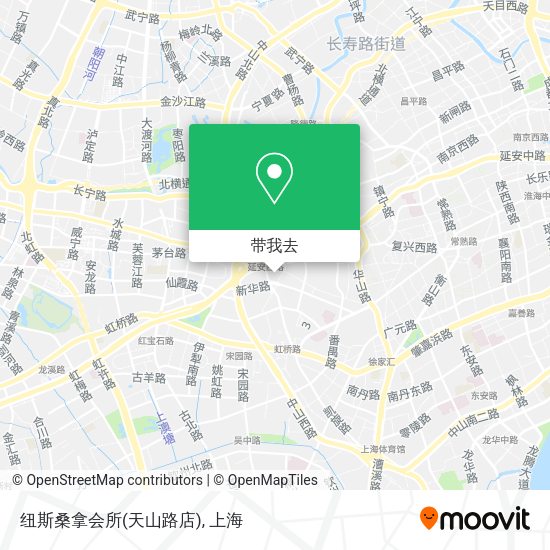 纽斯桑拿会所(天山路店)地图