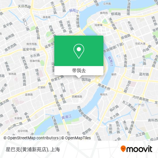 星巴克(黄浦新苑店)地图