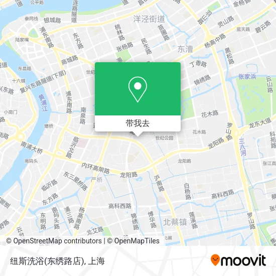 纽斯洗浴(东绣路店)地图