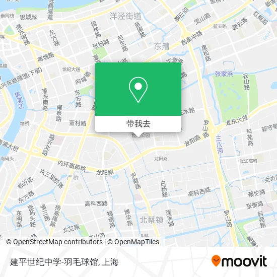 建平世纪中学-羽毛球馆地图