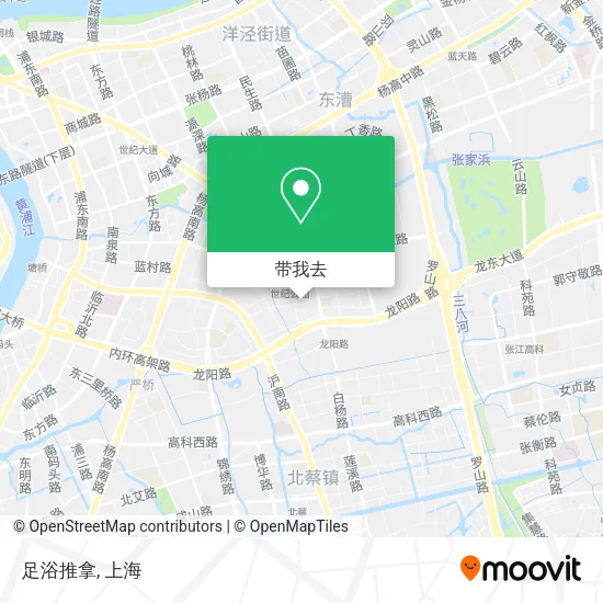 足浴推拿地图