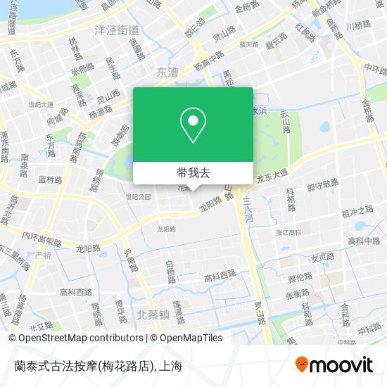 蘭泰式古法按摩(梅花路店)地图