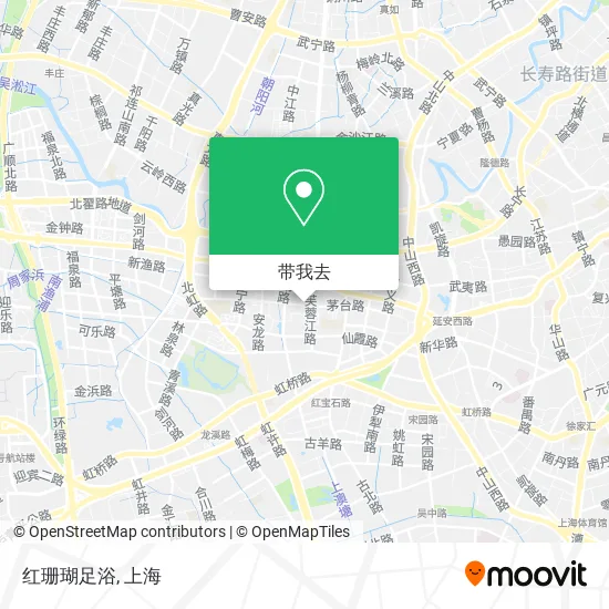 红珊瑚足浴地图