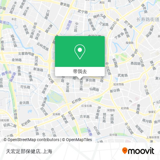 天宏足部保健店地图