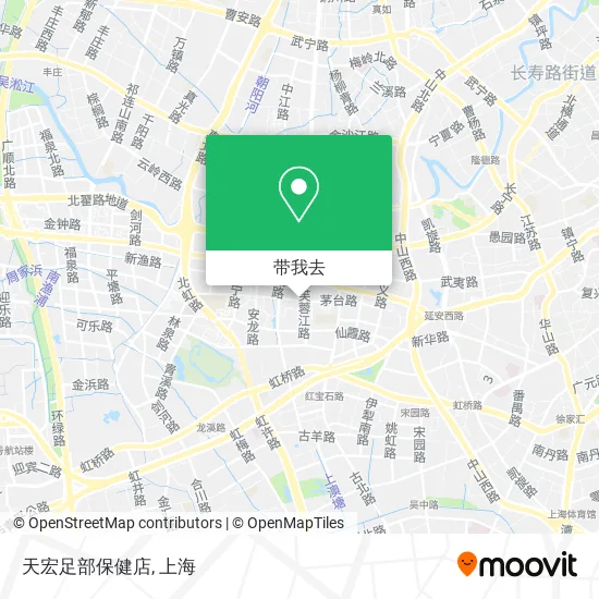 天宏足部保健店地图