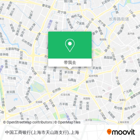中国工商银行(上海市天山路支行)地图