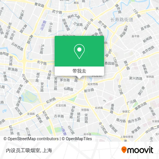 内设员工吸烟室地图