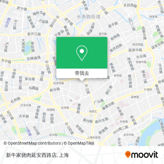 新牛家烧肉延安西路店地图