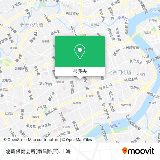 悠庭保健会所(南昌路店)地图