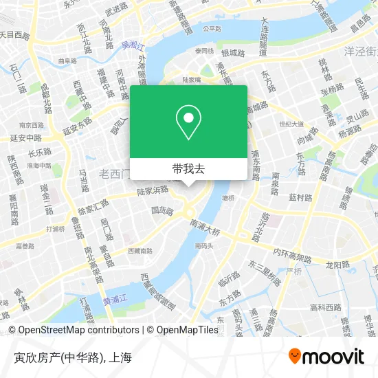 寅欣房产(中华路)地图