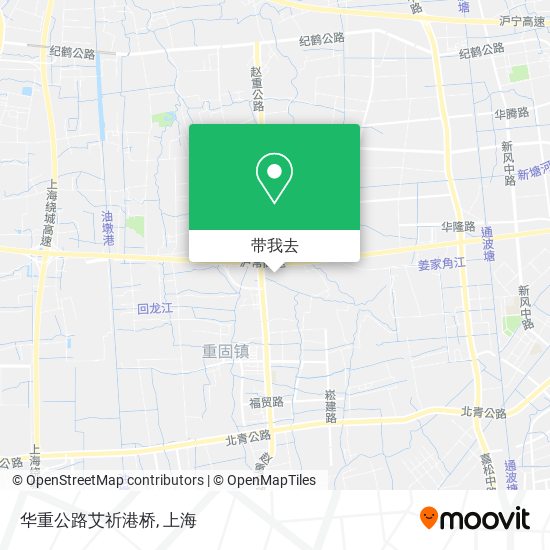 华重公路艾祈港桥地图