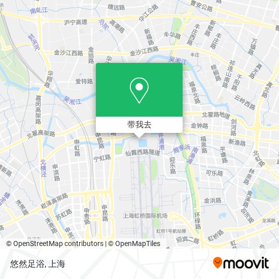 悠然足浴地图