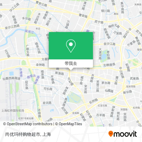 尚优玛特购物超市地图