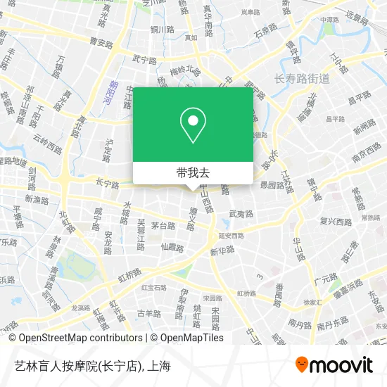 艺林盲人按摩院(长宁店)地图