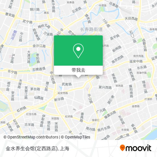 金水养生会馆(定西路店)地图