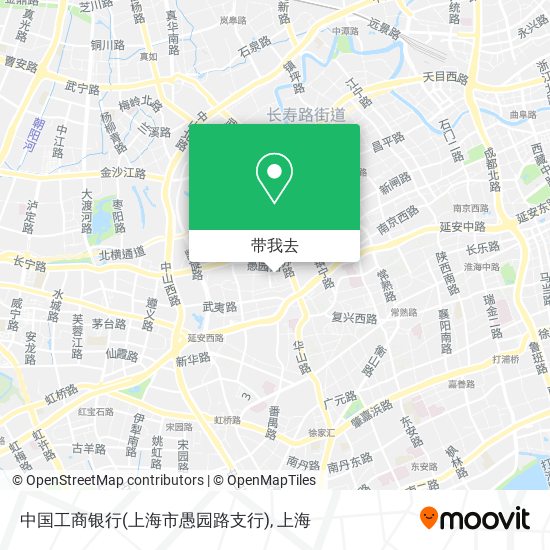中国工商银行(上海市愚园路支行)地图
