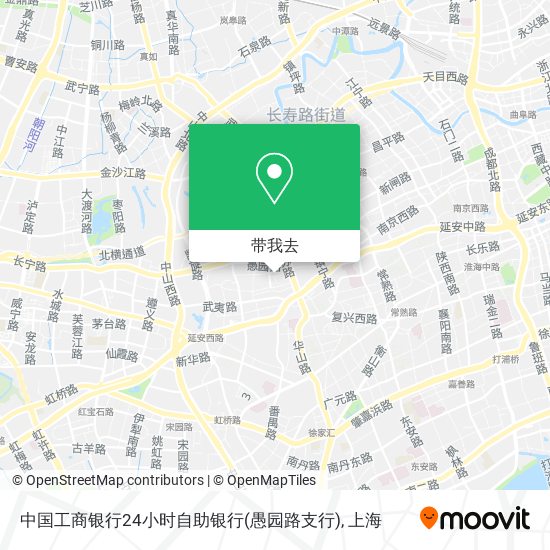 中国工商银行24小时自助银行(愚园路支行)地图