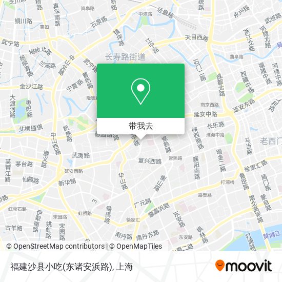 福建沙县小吃(东诸安浜路)地图
