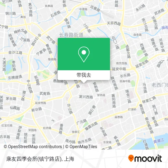 康友四季会所(镇宁路店)地图