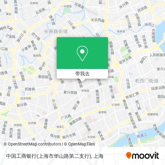 中国工商银行(上海市华山路第二支行)地图