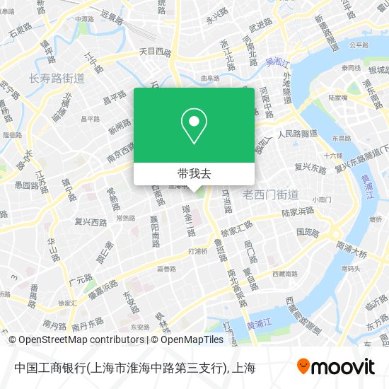 中国工商银行(上海市淮海中路第三支行)地图
