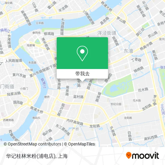 华记桂林米粉(浦电店)地图