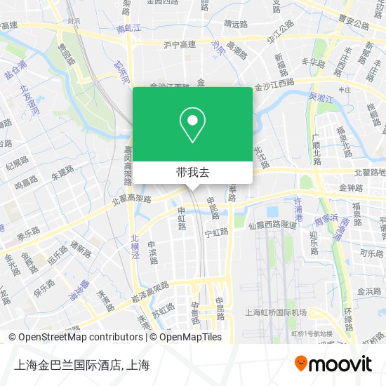 上海金巴兰国际酒店地图