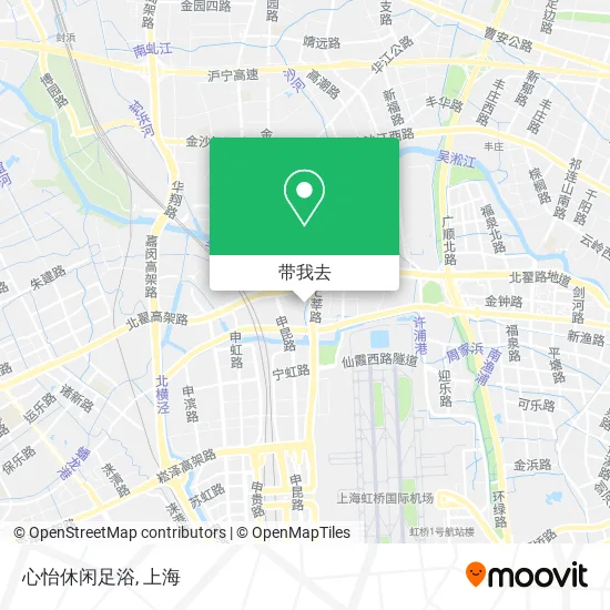 心怡休闲足浴地图