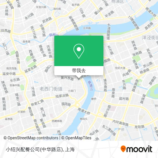 小绍兴配餐公司(中华路店)地图